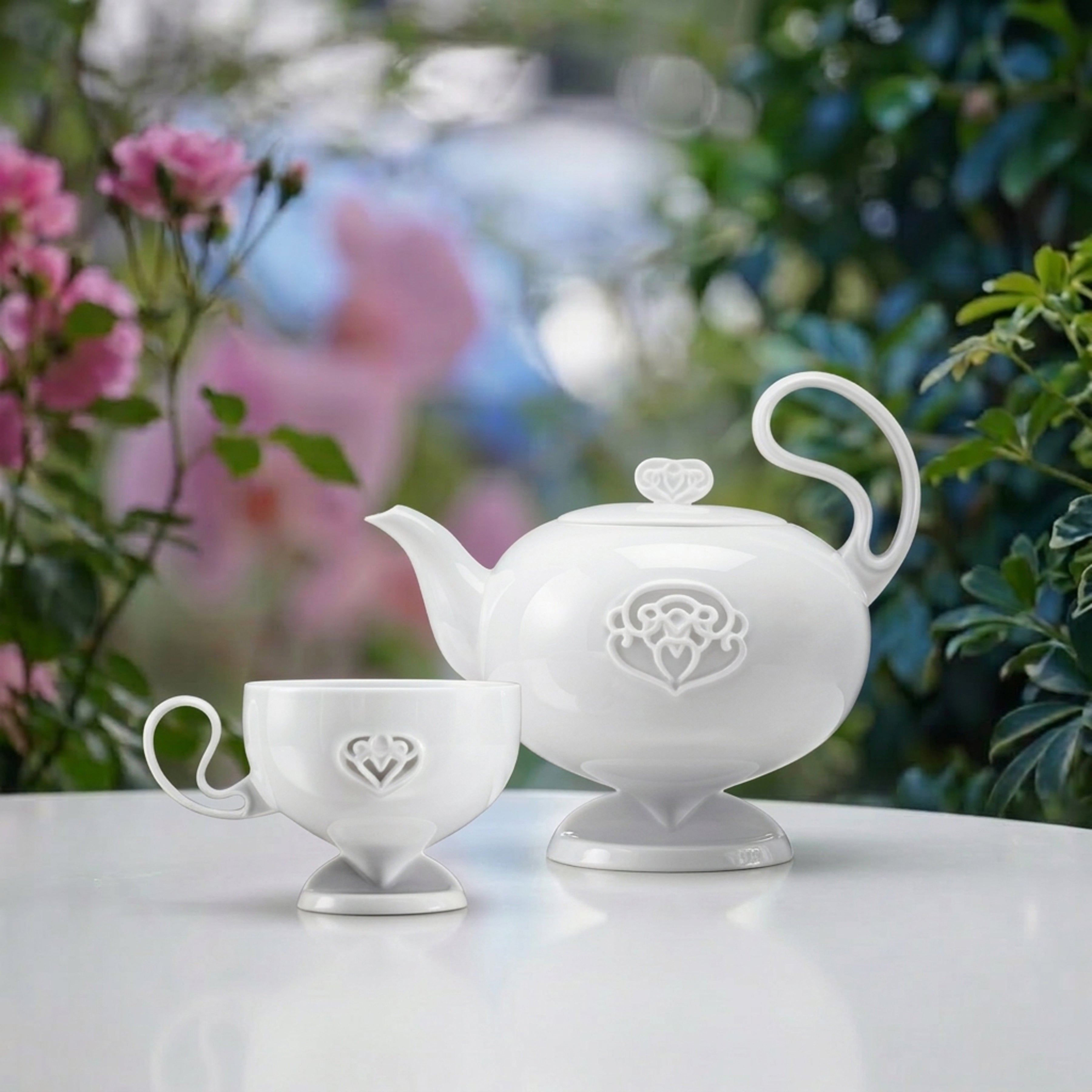 春暖花開Spring Bloom｜春意設計茶具・四季豐登系列｜NewChi Porcelain