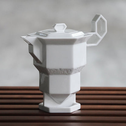 四季豐登系列冬昇長春茶具 現代極簡線條搭配繁複紋飾