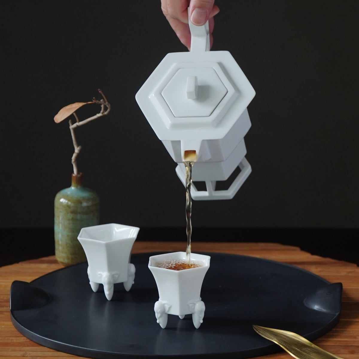 冬昇長春茶器使用情境照｜年末靜心茶席推薦