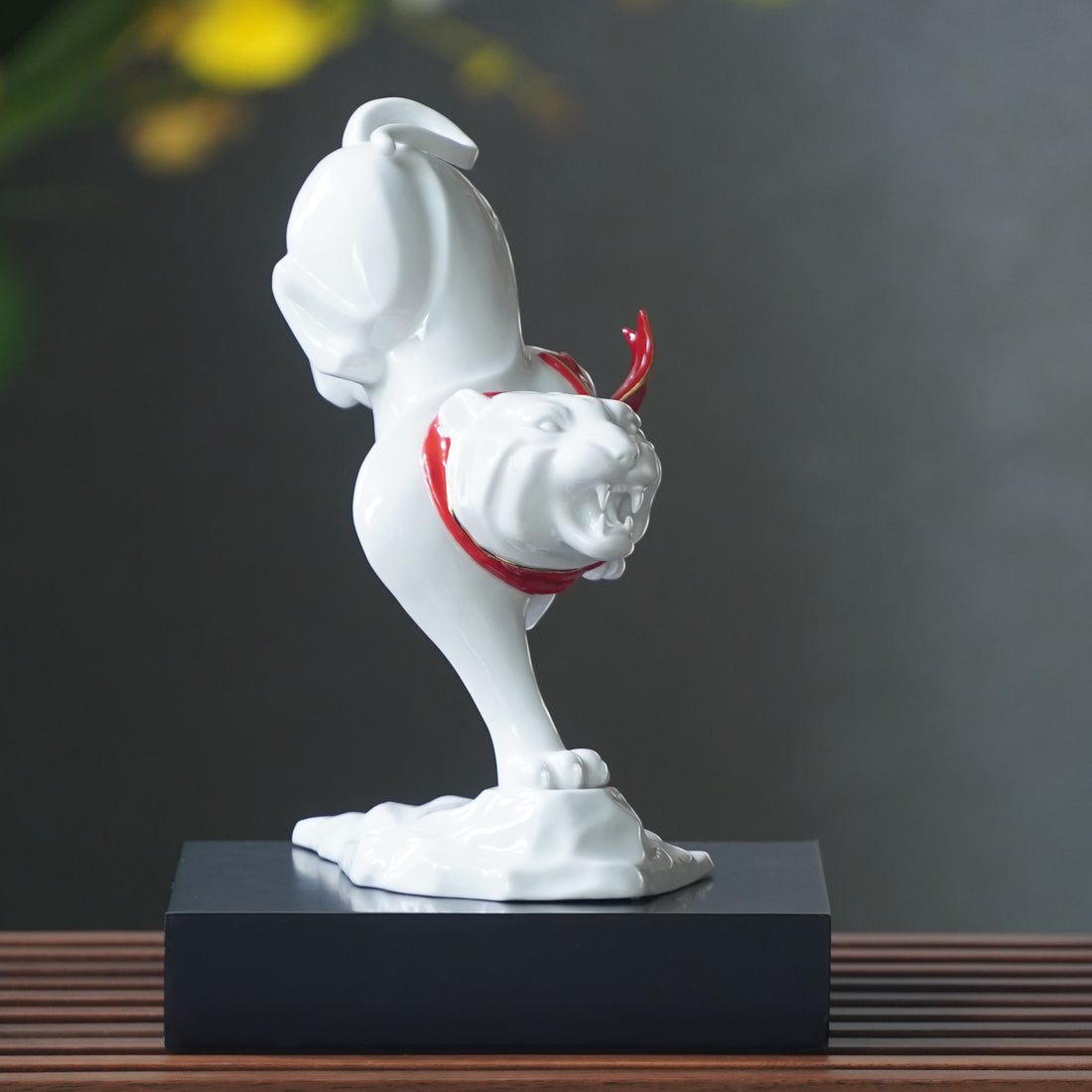 八方新氣 虎 印記 瓷偶 瓷器 擺飾 印璽 印章 白瓷 禮物 家居生活 家飾品