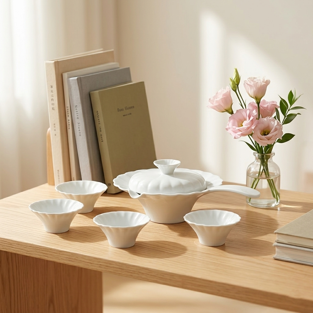 八方新氣 藝術瓷器 珍珠 茶器 茶具 杯子 咖啡杯 茶杯 白瓷