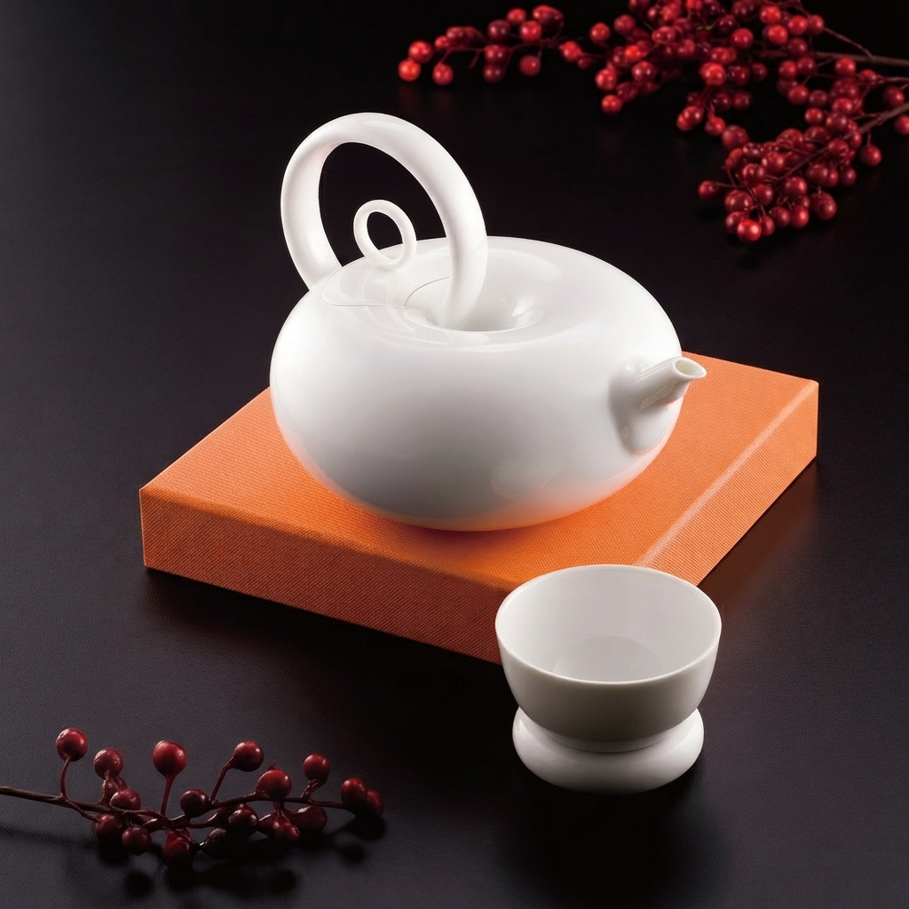 圓好夢 廚房餐桌 茶杯 茶壺 杯壺 荼具 白瓷 王俠軍 八方新氣