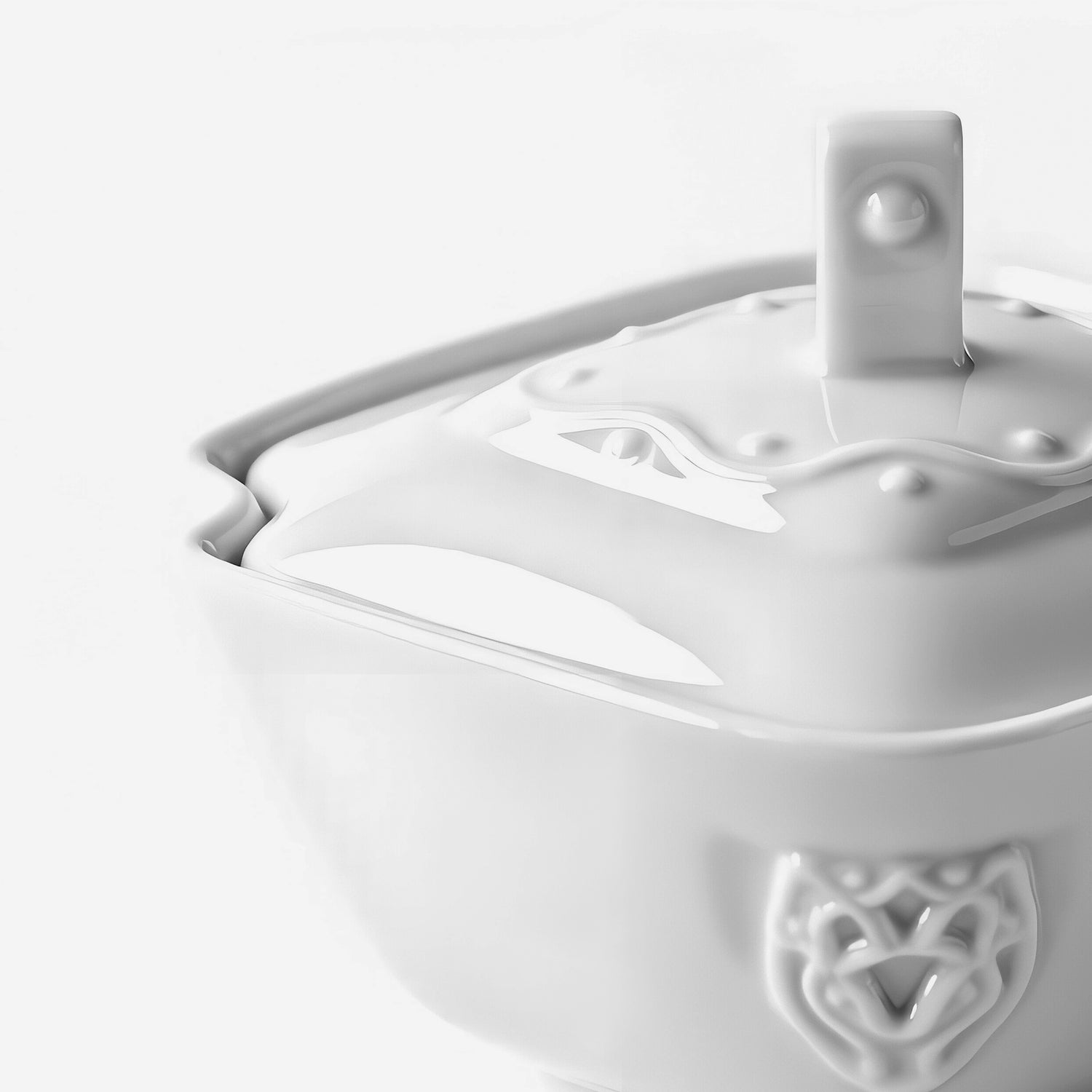 花祭 蓋杯組 藝術造形蓋杯局部特寫