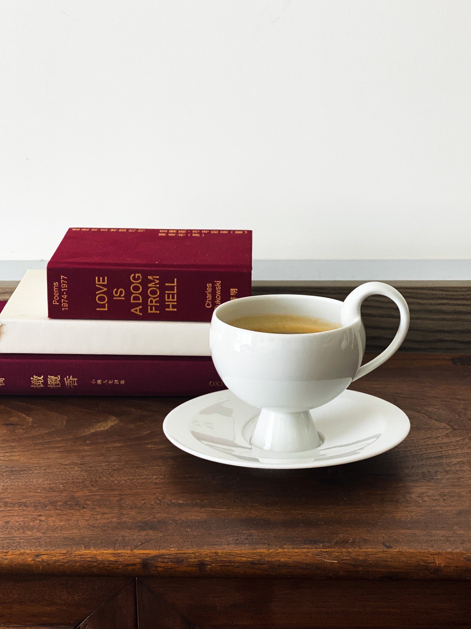 八方新氣白瓷咖啡杯盤組，王俠軍設計，日常品飲器物
