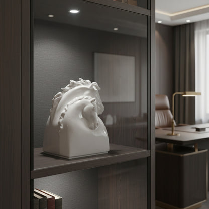 八方新氣《有情》雙馬肖像瓷偶，象徵友誼與共同前行 居家生活