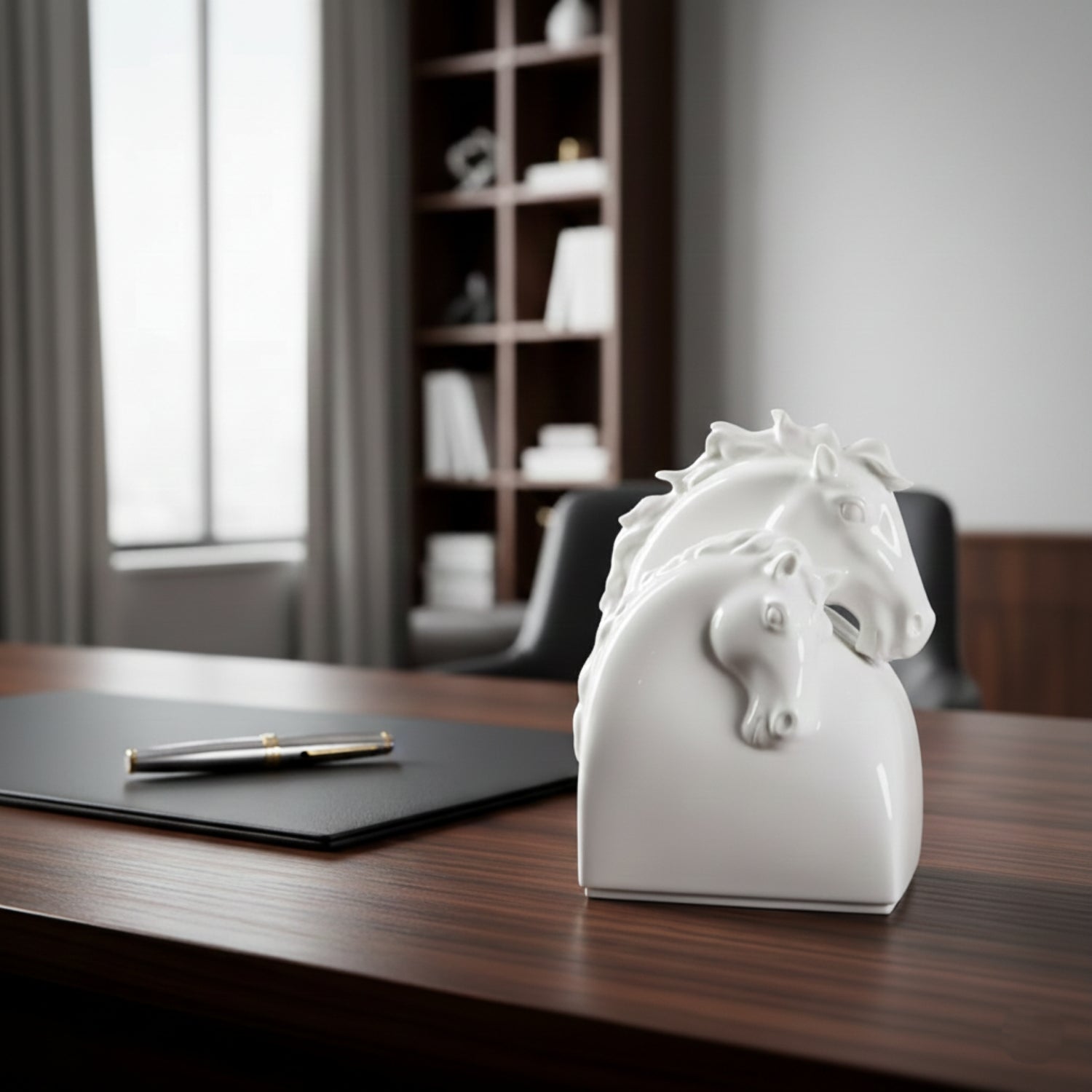 八方新氣《有情》雙馬肖像瓷偶，象徵友誼與共同前行 居家生活