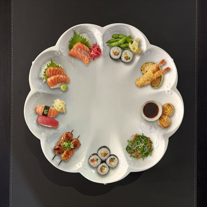 吉祥鼎盛 果盤 花器 居家生活 白瓷 藝術造形盤 餐桌擺飾 餐具