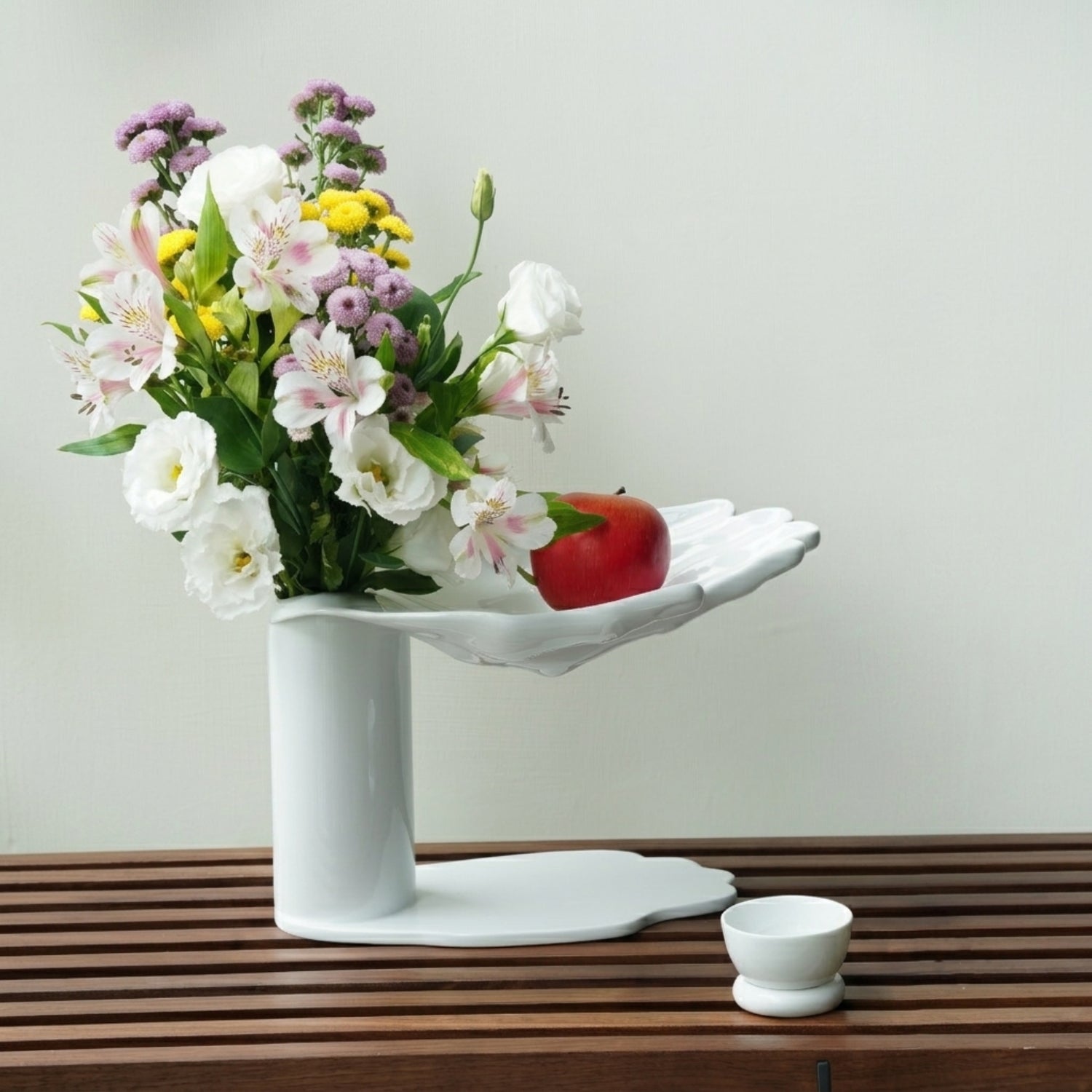 八方新氣 托福 水果盤 花架 花瓶 花器 造形花瓶 