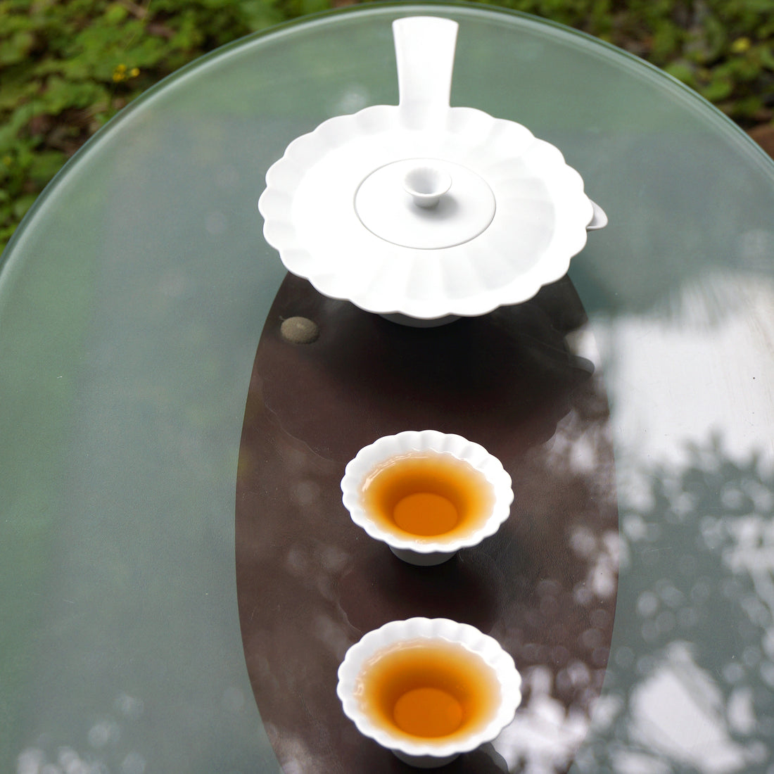 山水情深 陶瓷茶器 (亮) 瓷器茶具組