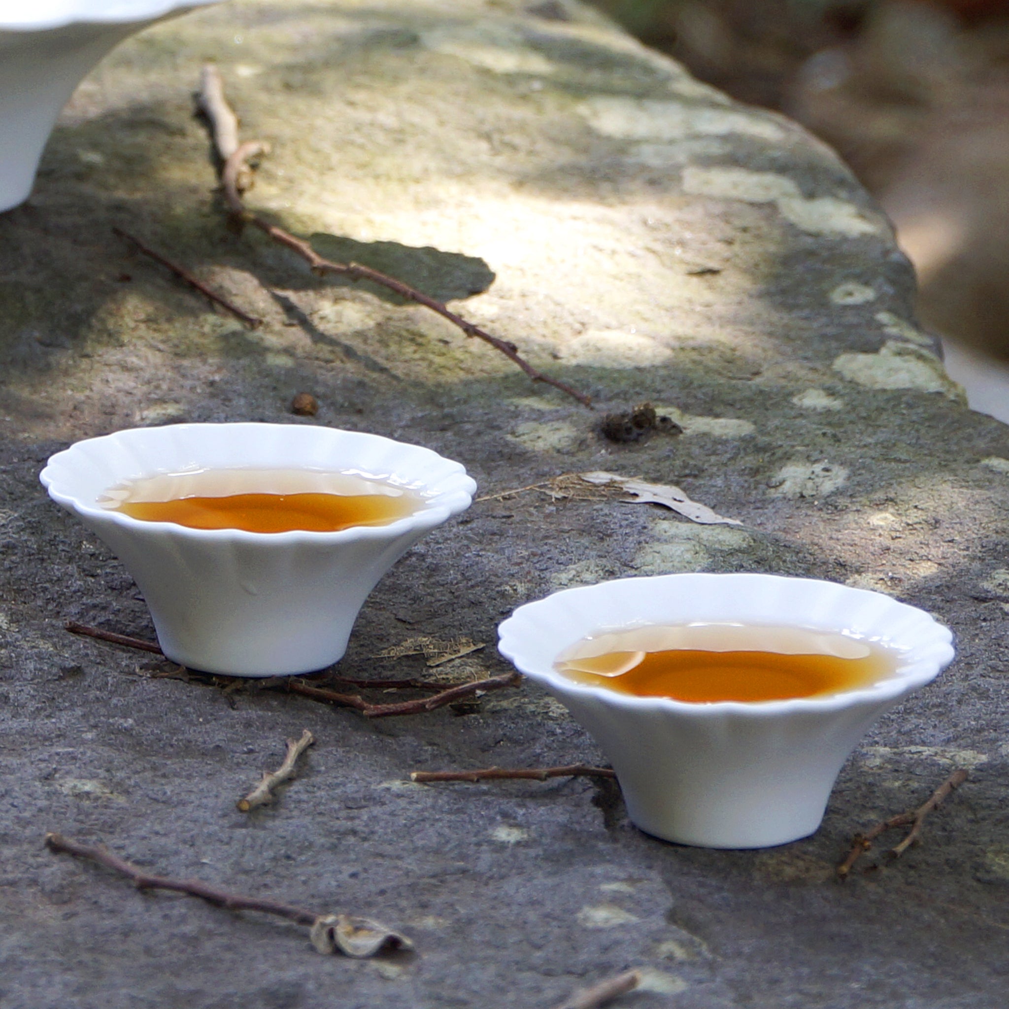 山水情深 陶瓷茶器 (亮) 瓷器茶杯組