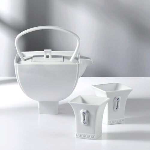 四季 茶器 (霧) 瓷器 茶具組