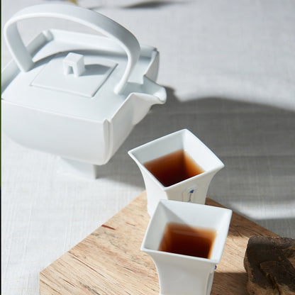 四季 茶器 (霧) 瓷器 茶杯組