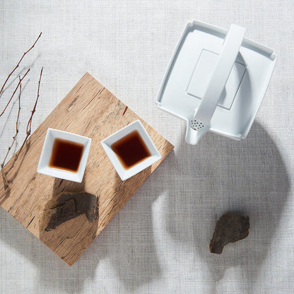 四季 茶器 (霧) 瓷器 茶具組