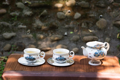 故宮清香系列 江山匯 瓷器茶具茶杯組