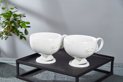 春暖花開 陶瓷茶杯組 瓷器咖啡杯組