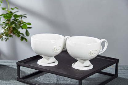 八方新氣 春暖花開 對杯組 藝術瓷器 茶具 杯子