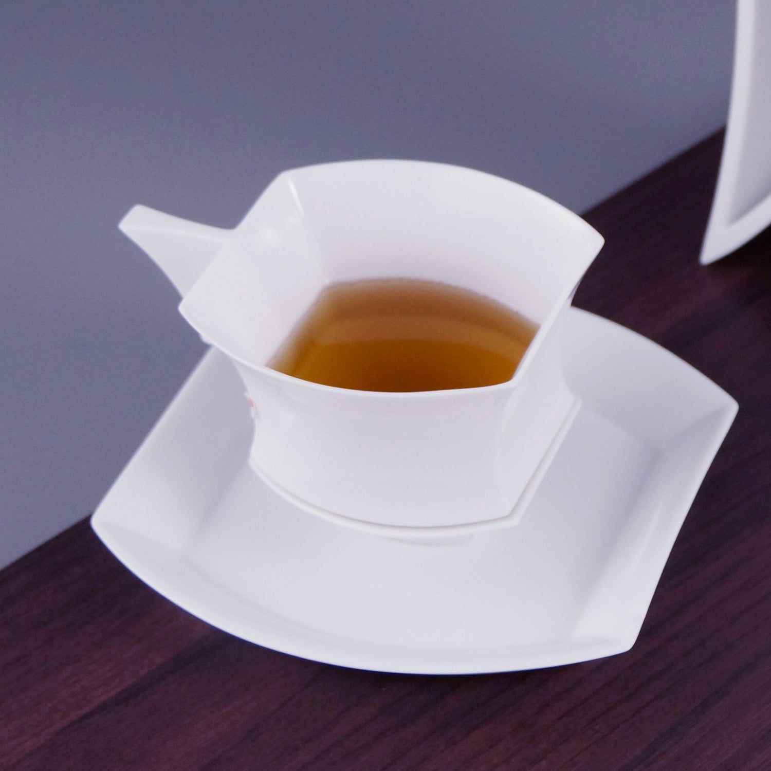 八方新氣 白瓷 王俠軍 帝國記憶 陶瓷 咖啡杯 茶杯 杯盤組 方形 茶具 茶器 把手
