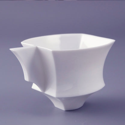 八方新氣 白瓷 王俠軍 帝國記憶 陶瓷 咖啡杯 茶杯 杯盤組 方形 茶具 茶器 把手