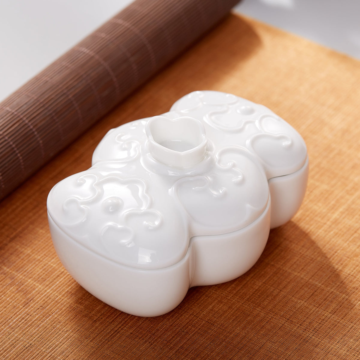 八方新氣 瓷器 送禮 福滿 陶瓷 禮盒 瓷盒 收納盒 白瓷 擺飾 禮物 糖果盒 瓜果盒 珠寶盒